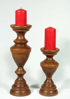 Kerzenstaender aus Holz BLBO