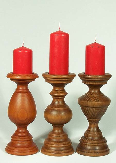 Kerzenstaender aus Holz O200