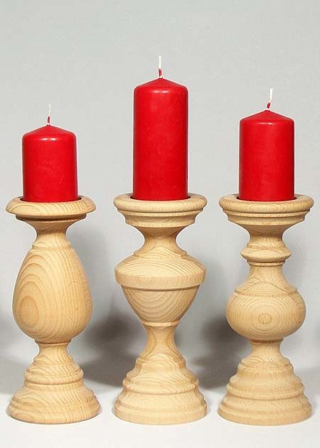 Kerzenstaender aus Holz U200
