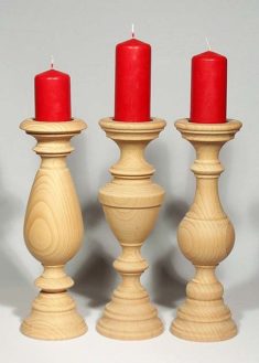 Kerzenstaender aus Holz U300